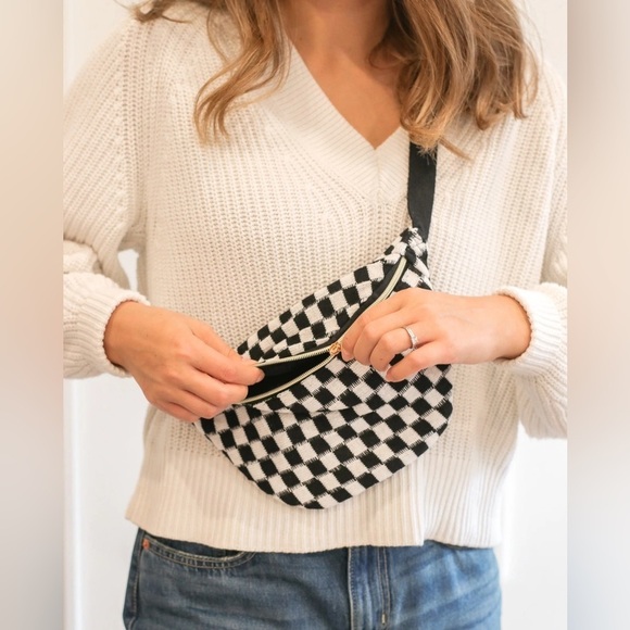 Pink Lily Handbags - Pink Lily Checkered Crossbody Bag